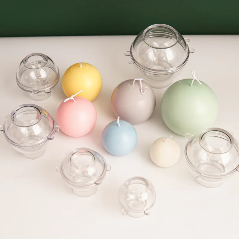 Candle Making Course - 5-8 سنتيمتر شمعة كروية قالب بلاستيكي