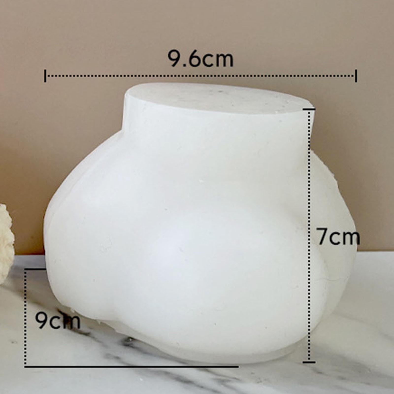 Candle Making Gel Wax - قالب سيليكون على شكل رأس دب