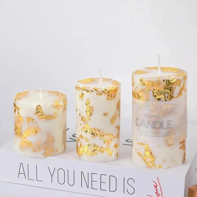 قالب شمع سيليكون أسطواني جديد  - مراجعة Candle Making Gel Wax وسعره