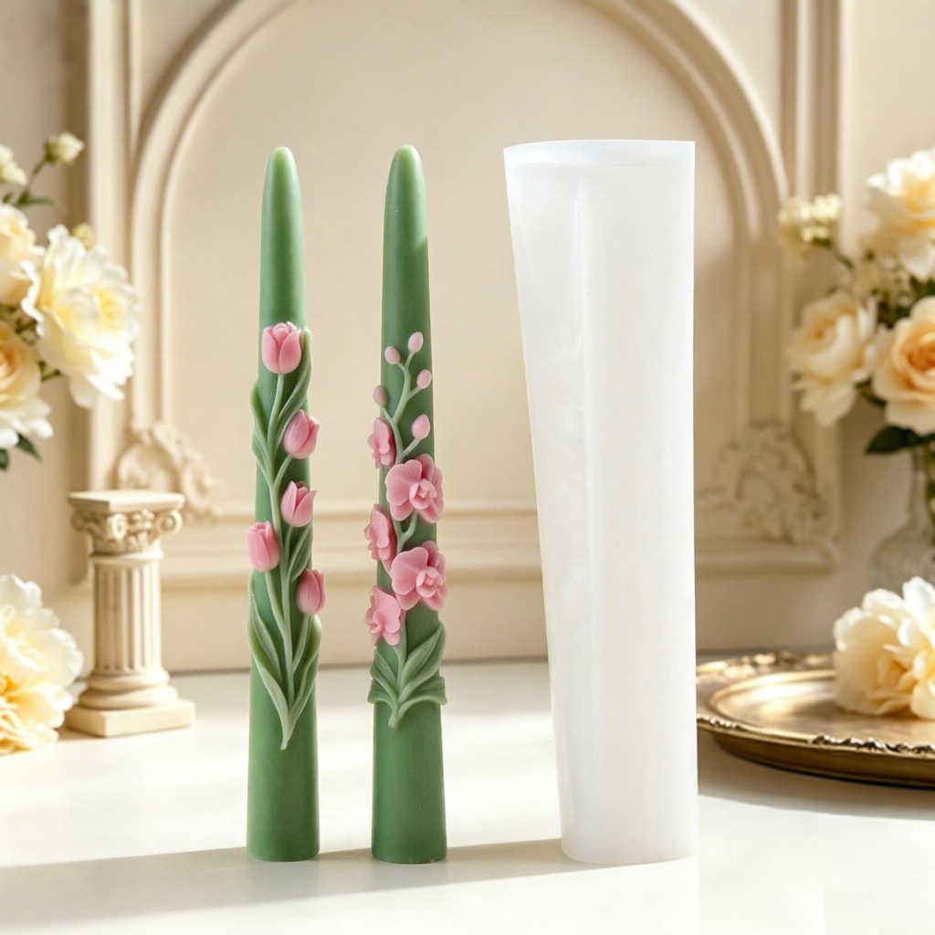 قالب سيليكون لصنع شموع الزهور  - مراجعة Candle Making Course وسعره