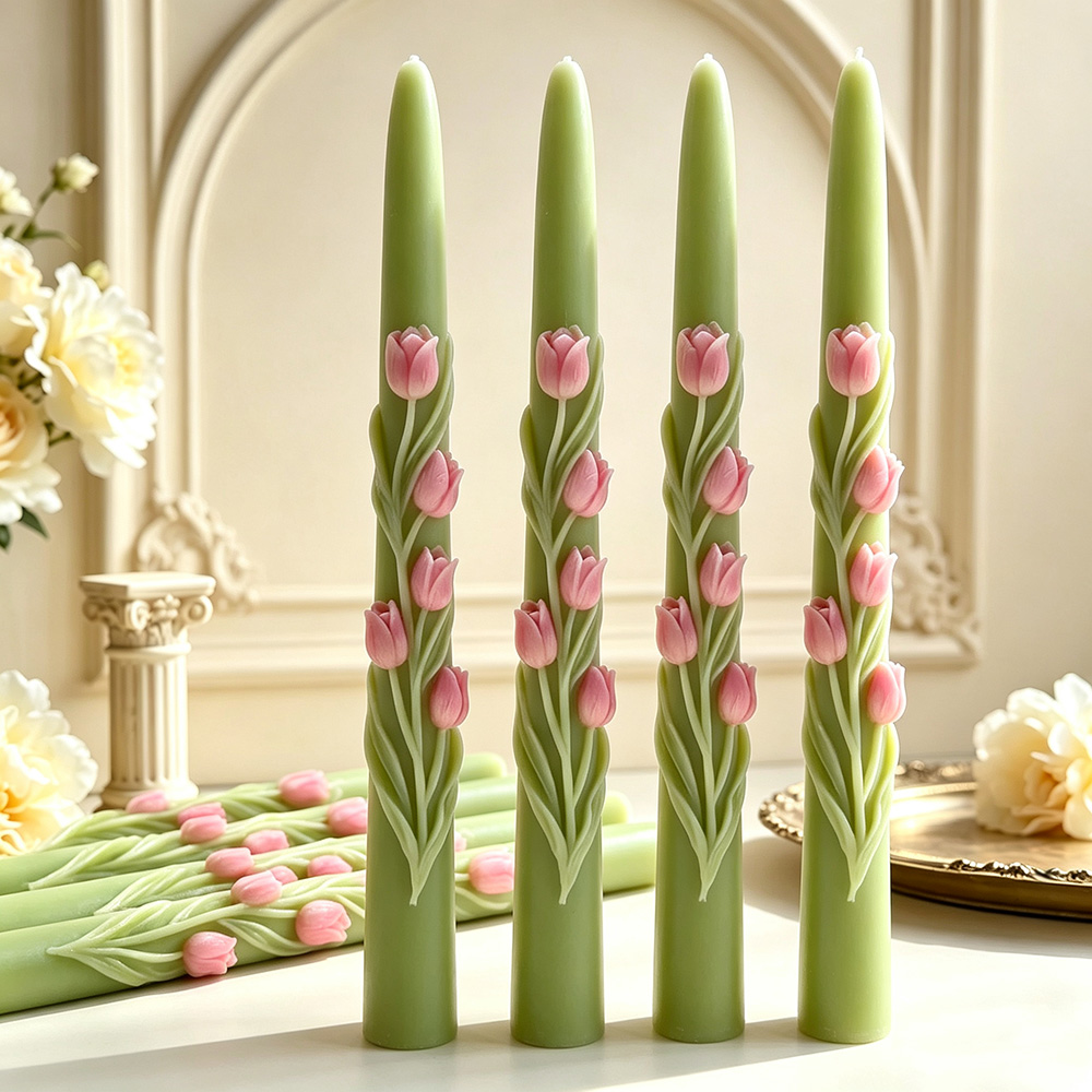 قالب سيليكون لصنع شموع الزهور  - مراجعة Candle Making Course وسعره