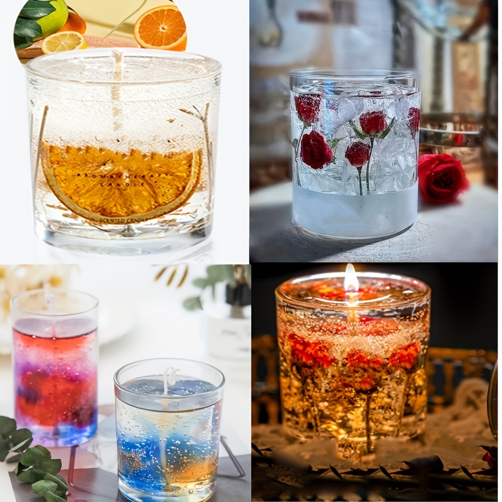 شمع جيلي شفاف 150 جرام - شمع ج - مراجعة Candle Making Gel Wax وسعره