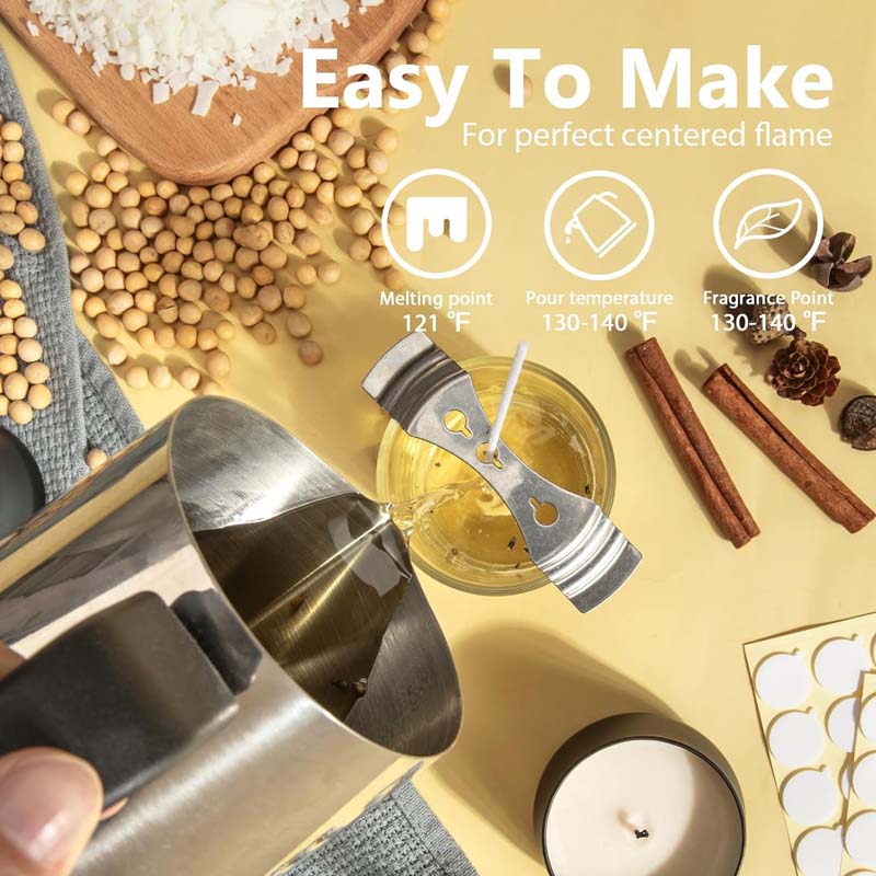 شمع شمع الصويا لصنع الشموع 200 - مراجعة Candle Making Kit For Kids وسعره