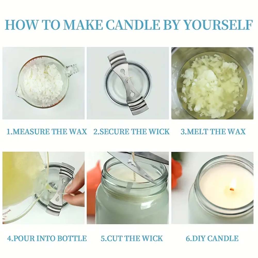 شمع شمع الصويا لصنع الشموع 200 - مراجعة Candle Making Kit For Kids وسعره