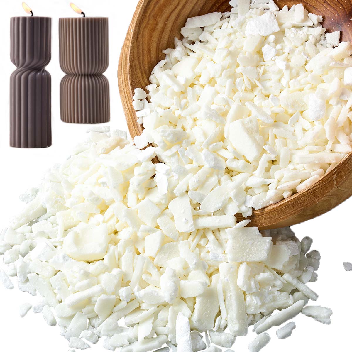 1 جنيه شمع الصويا الأبيض النقي - مراجعة Candle Making Course وسعره