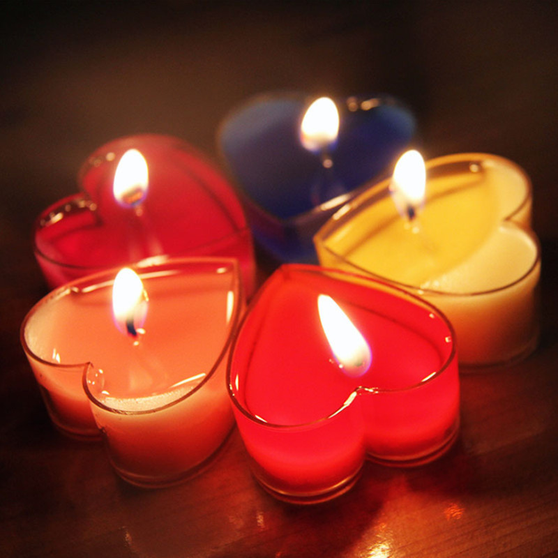50 مجموعات القلب قالب شمع مستد - مراجعة Candle Making Gel Wax وسعره