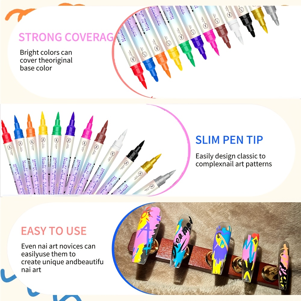 مجموعة أقلام فن الأظافر بـ 12  - مراجعة Copic Marker Sketch وسعره