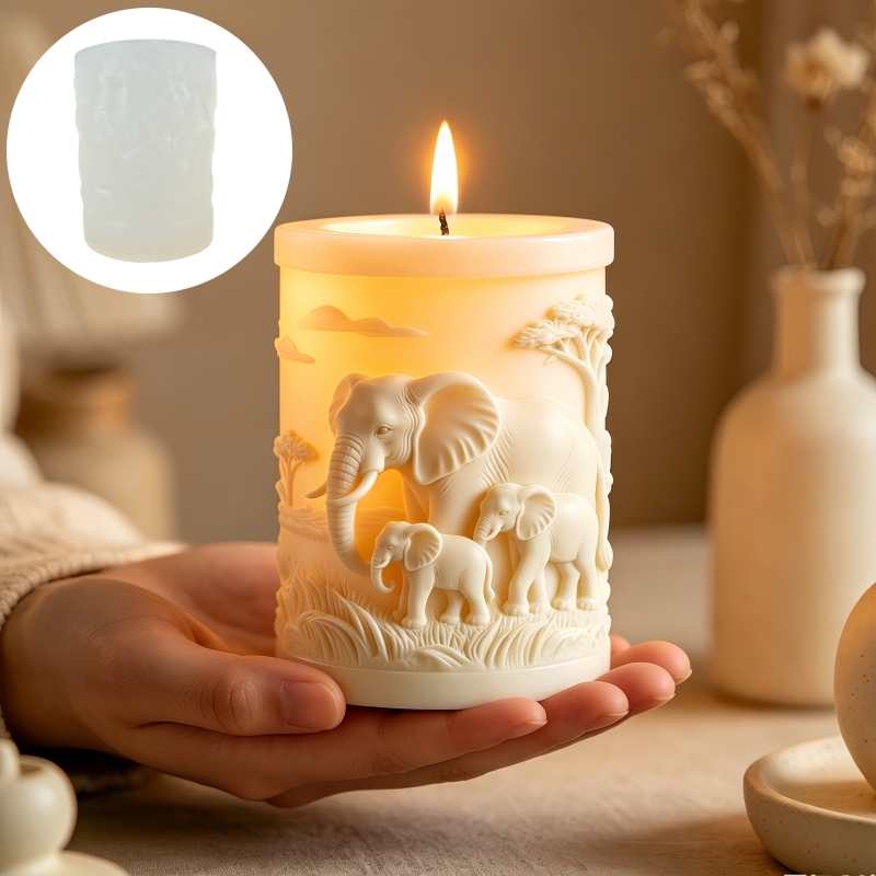 قالب سيليكون للشمع والجبس بتصم - مراجعة Candle Making Kit For Kids وسعره